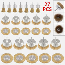 27PCS Wire Brush Set Rotary