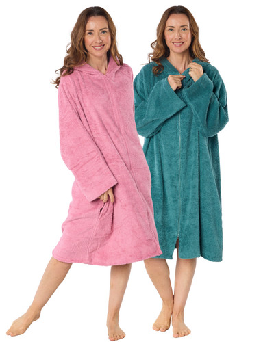Suzy towelling cosy robe - cosy,