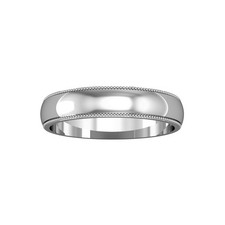 Platinum Jewelco London 4mm