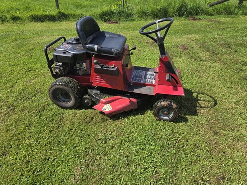 Toro ride on mower - on,