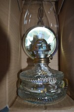 Oil Lamp Classic Kerosene Lamp Glass Lantern Brand New 21 Cm Tall In orig box