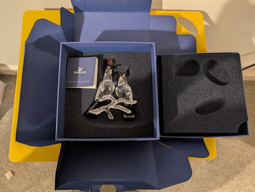Swarovski crystal hoopoes pair - hoopoes,