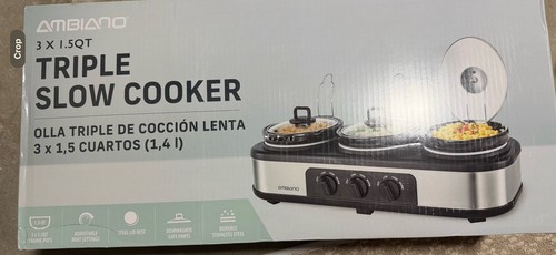 Triple slow cooker - triple,