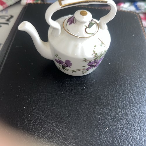 Hammersley miniature tea pot - hammersley,