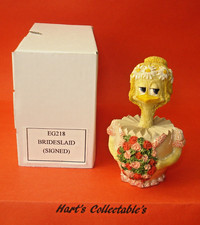 EGGBERT - RARE 1991 HAND SIGNED MODEL BY MALCOLM BOWMER - EG218 BRIDESMAID