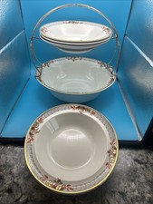 6 Soup Bowls & Terrine. Alfred