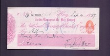Used Cheque National