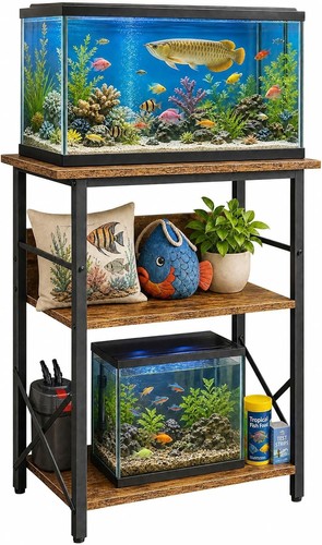 Aquarium stand tier shelf - 3-tier,
