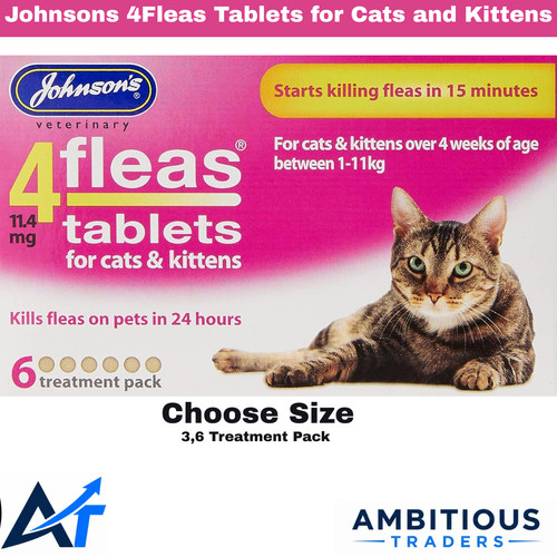 Johnsons vet 4fleas tablets - vet,