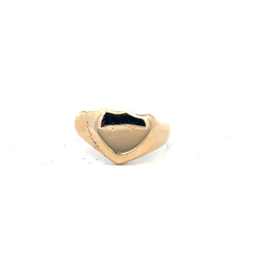 18ct yellow gold signet - , ring