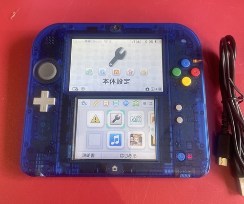 Nintendo 2ds transparent blue - transparent,