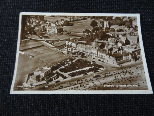 Sidmouth from the air postcard - sidmouth,