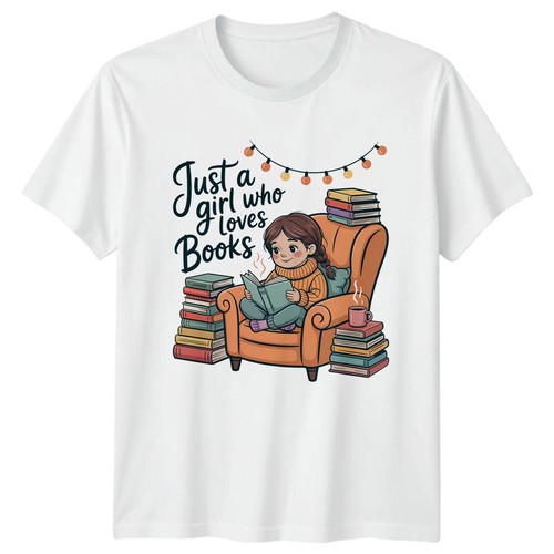 Just girl who loves books - just,