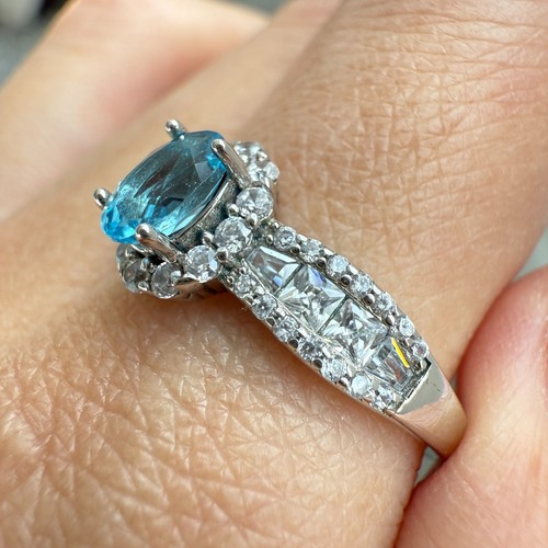 925 sterling silver ring 6x4mm - sterling,