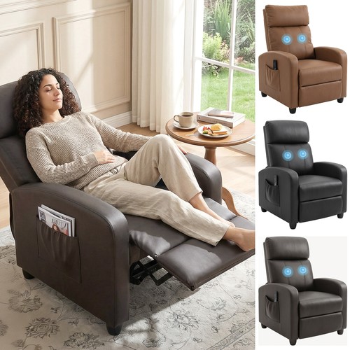 Recliner sofa chair leather - sofa,