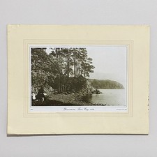 Vintage Victorian View 1978 Derwentwater Friars Crag 1889 Picture Art Print Rare