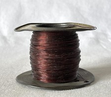 VINTAGE RADIOSPARES Part Used Spool Metal WIRE Radio Electronics Parts #81-411