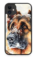 German Shepherd In Snow Rubber