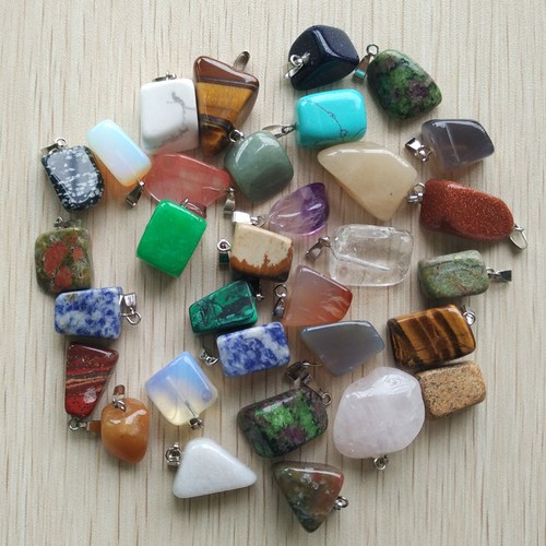 Crystal necklace natural - crystal,