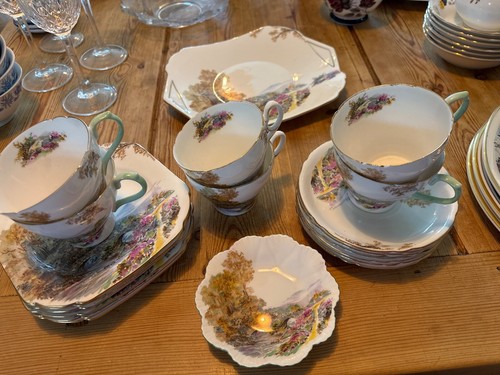 Shelley bone china heather - bone,