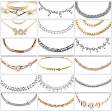 Women Diamante Waist Belt Skinny Designer Metal Chain Adjustable for Dresses