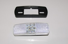 CLEAR TRAILER LED SIDE MARKER LIGHT FIT TO IFOR WILLIAMS BRIAN JAMES BLUE LINE