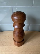 Vintage Wooden Salt Cellar/Shaker 6 Inches High Unbranded