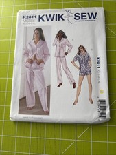 Kwik Sew K2811 Pajamas Sewing Pattern