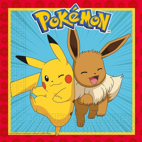 Pokémon party napkins - pokémon, pikachu