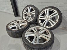 ?Genuine Audi 18 inch alloy wheels 5x112 with TYRES GOLF CADDY PASSAT CADDY