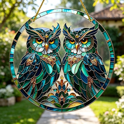 Owl garden ornaments outdoor - owl,