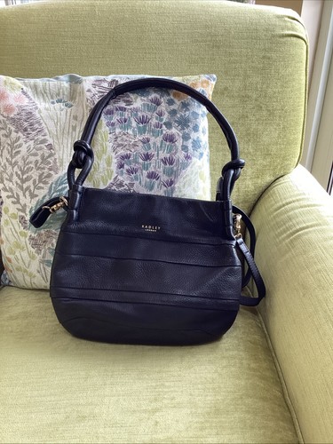 Radley black medium leather - black,