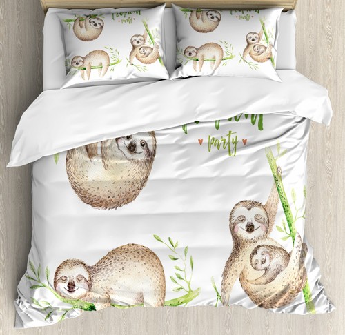 Sloth duvet cover set babies - cover,