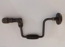 Vintage Stanley Ratchet Bit Brace Hand Drill No. 144-101N 15" Made In England