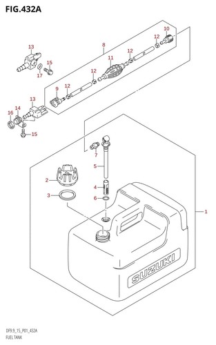 Suzuki genuine tank assembly - suzuki,