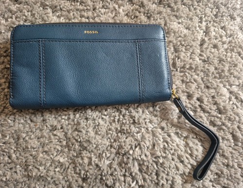 New blue zip around - blue,
