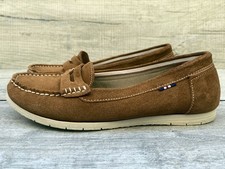 Womens 5th Avenue Tan Suede