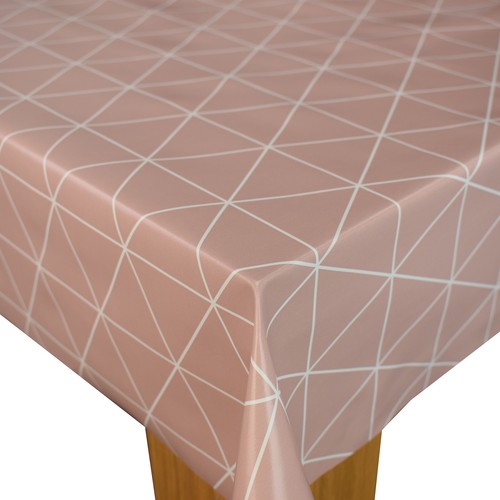 Pink geometric triangle pvc - triangle,