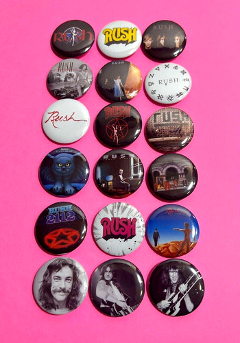 Rush button pin - (band),