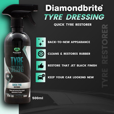 Diamond Brite Spray on Tyre
