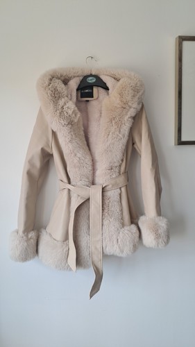 Glamdoll beige faux leather - faux,
