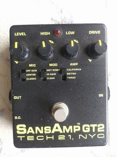 Tech21 sansamp gt2 guitar - tech21,