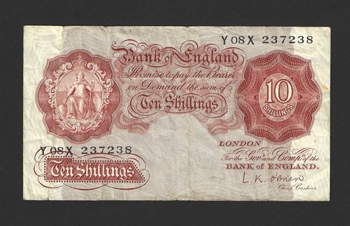1955 bank england 10 - of,