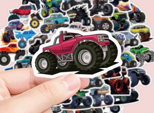 Monster truck stickers - monster,