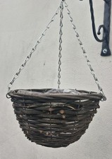 2 x Rattan Hanging Baskets 14