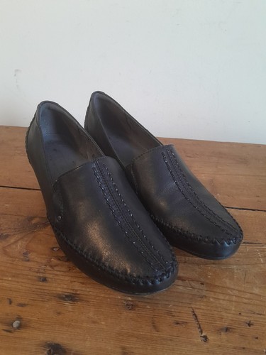 Footglove black leather full - black,
