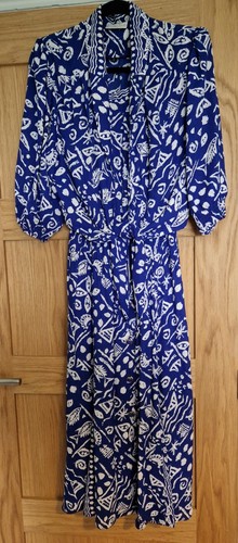 Full length blue and - , white