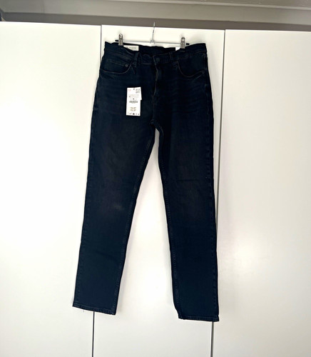 Zara men black denim jeans - zara,