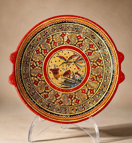 Antique moroccan ceramic - moroccan, folk