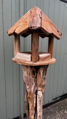 Brand new wooden bird - wooden, table